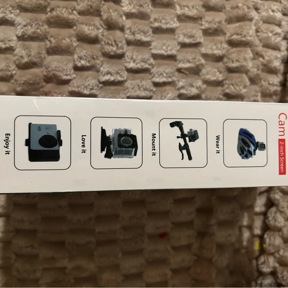Sports Cam Full HD 1080p Black